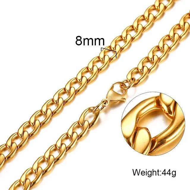 Stainless Steel Curb Link Chain