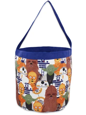 Star Wars Yoda Collapsible Nylon Basket Tote Bag