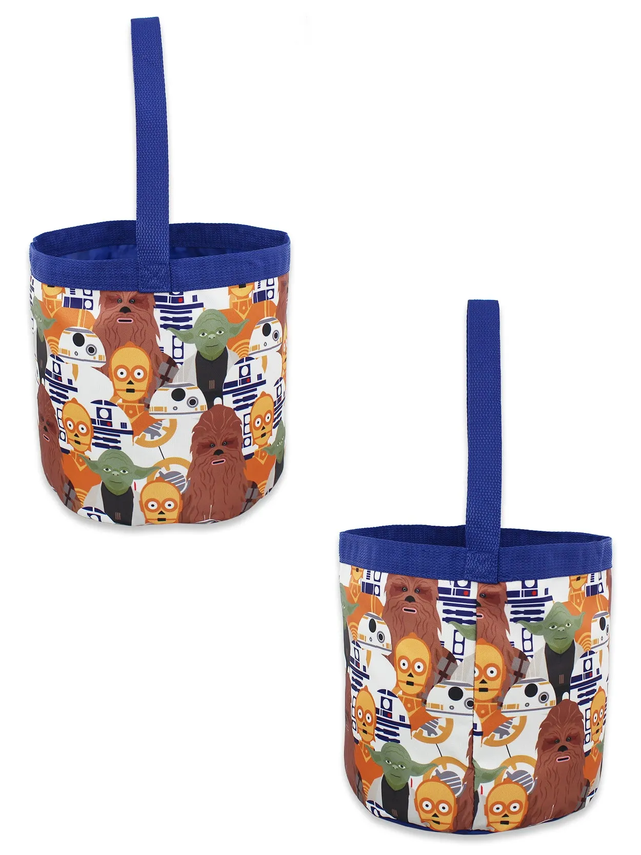 Star Wars Yoda Collapsible Nylon Basket Tote Bag