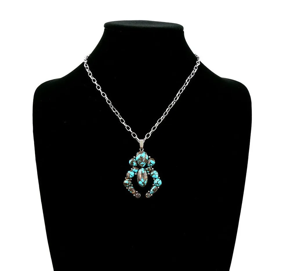 Stevie Teardrop & Naja Fashion Necklace - 18"