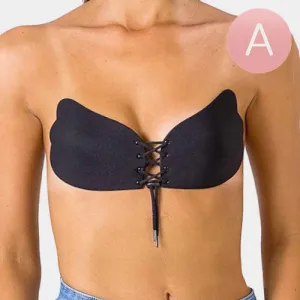 Strapless Adhesive Corset Push Up Bra | Size A | Black | 387218