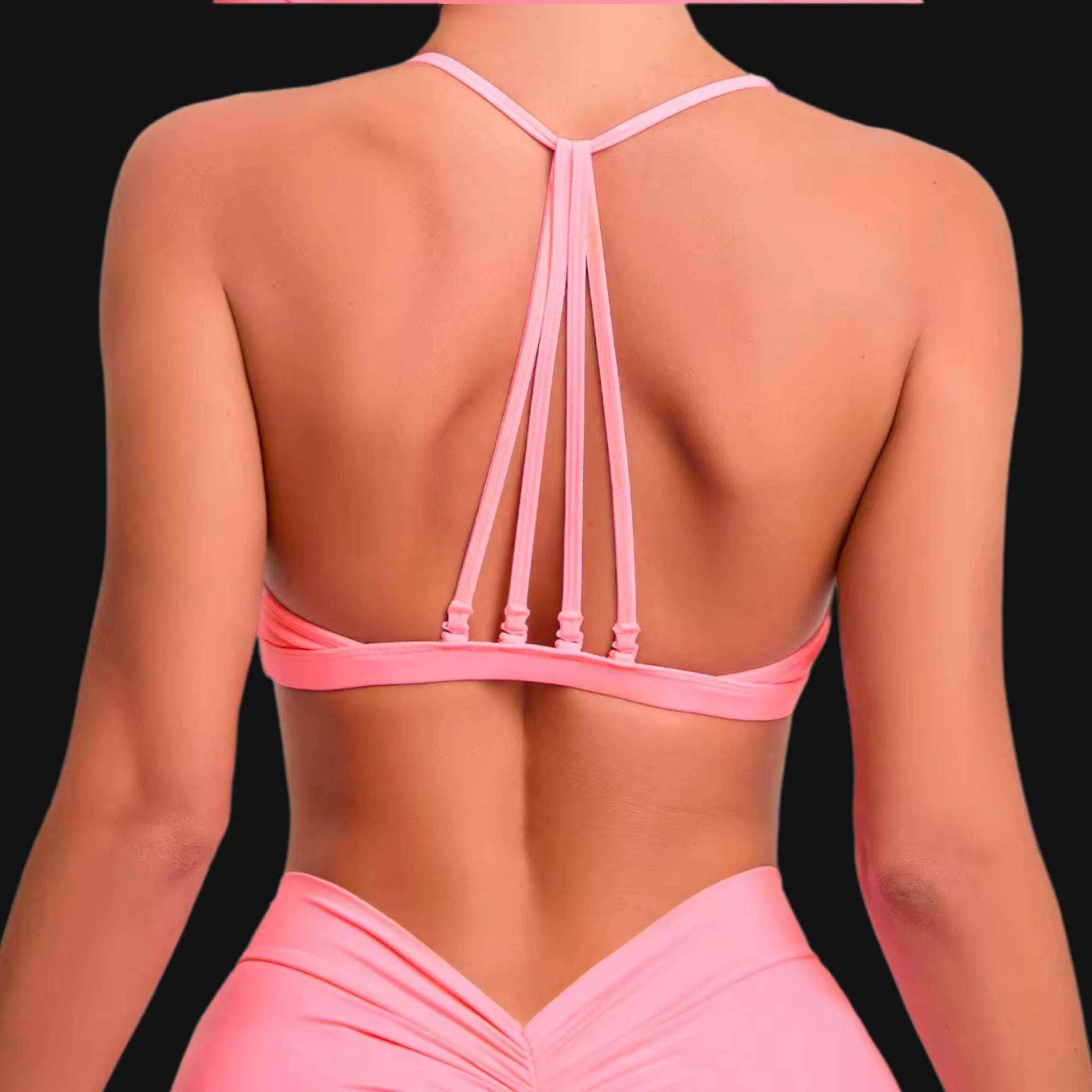 Strappy Back Sports Bra