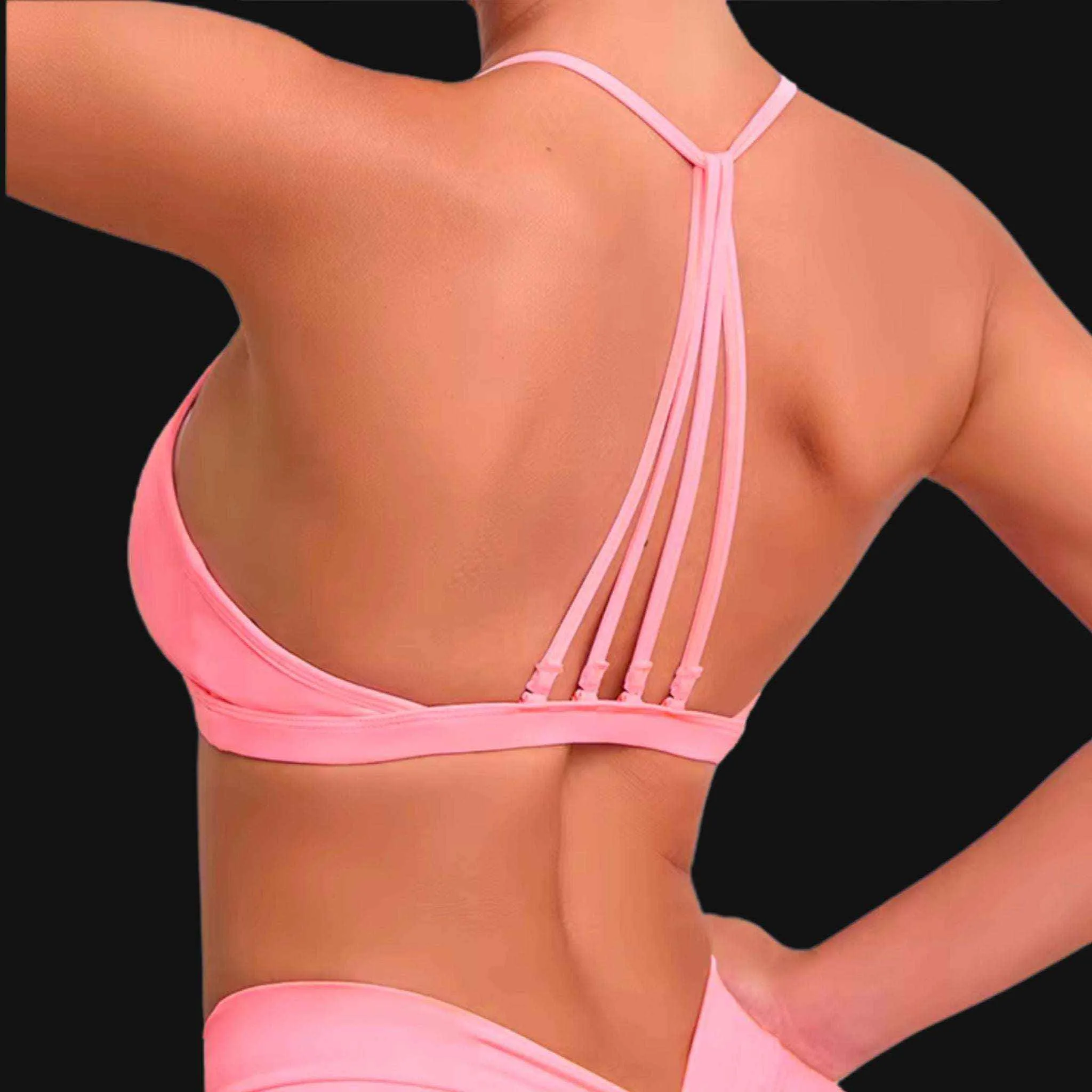 Strappy Back Sports Bra