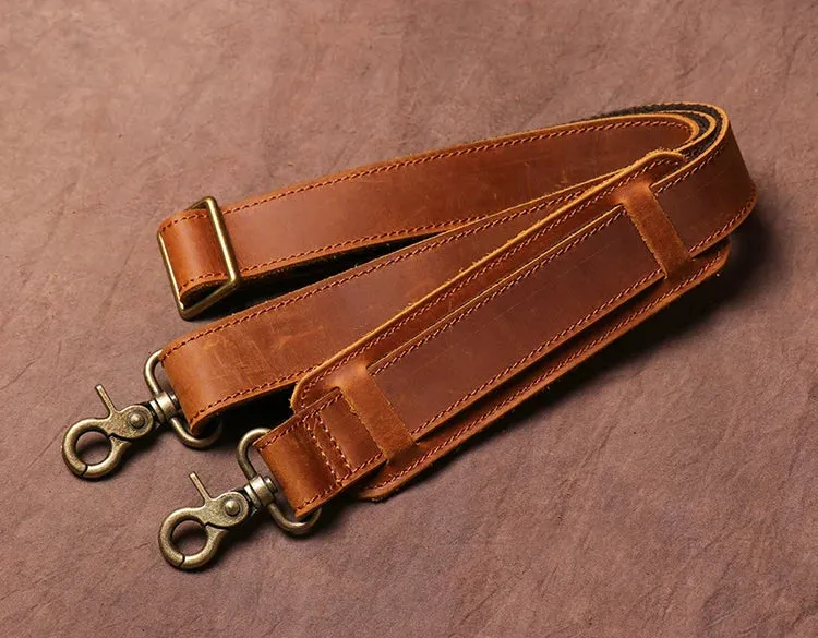 Stylish Full-Grain Leather Bag for Laptops and Documents - 14 inches