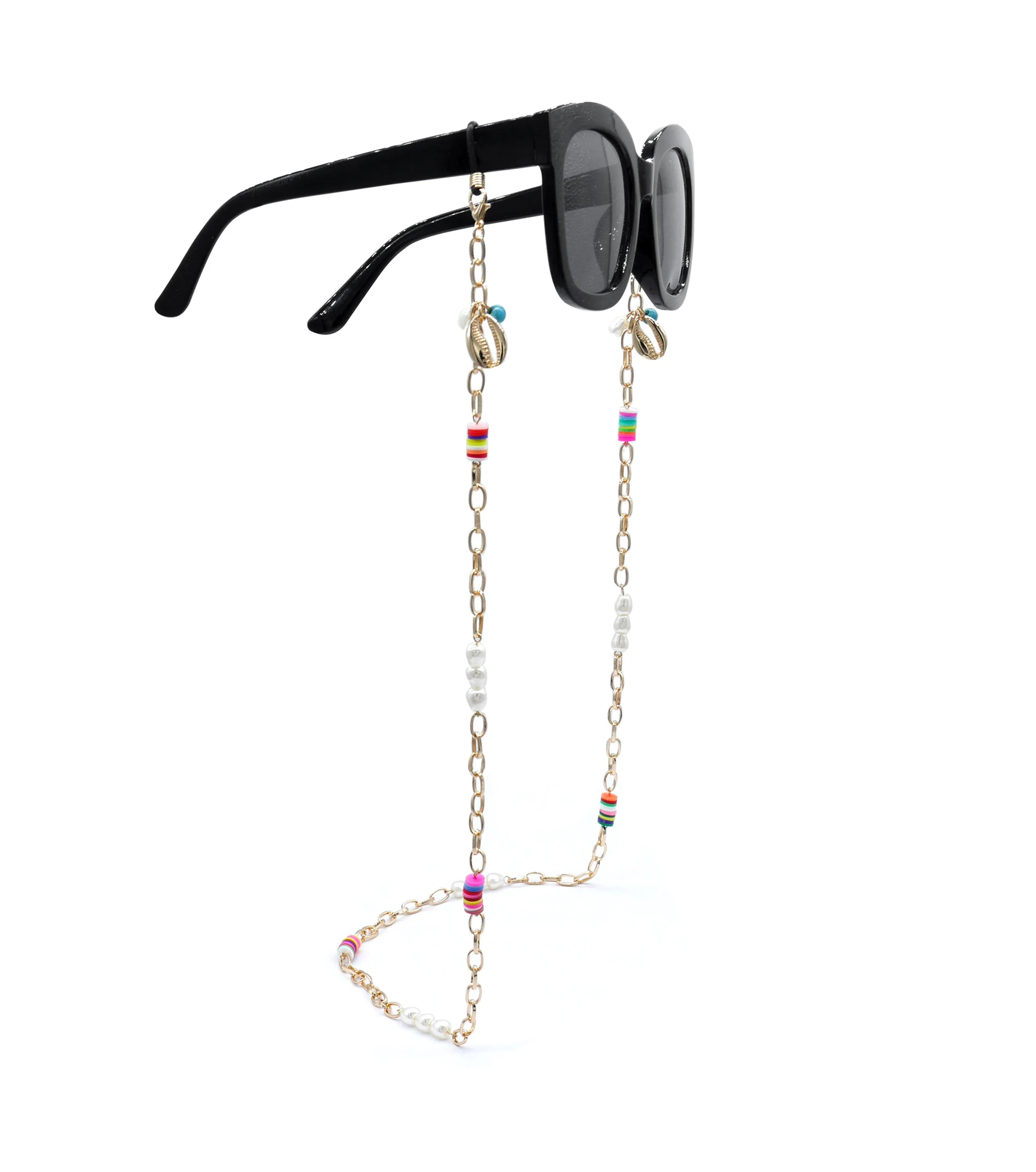 sunglasses chains & masks chains - beads & shells
