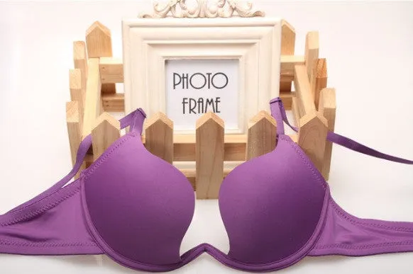 Super Low Cut Push Up Backless Bra
