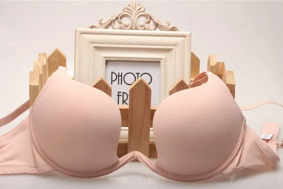 Super Low Cut Push Up Backless Bra
