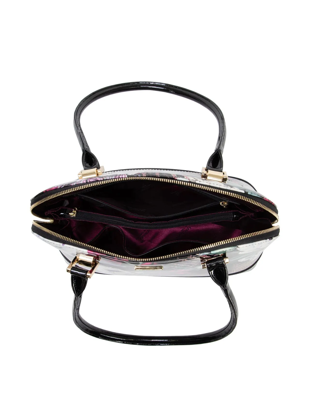 SUSANA PATENT LEATHER HANDBAG- SN73-0758