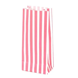 Sweet Candy Stripe Bags (20 Pack)