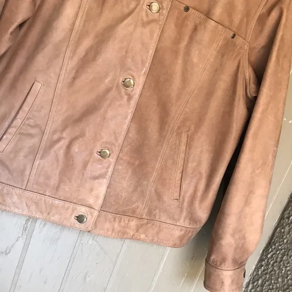 Talbots vintage leather jacket