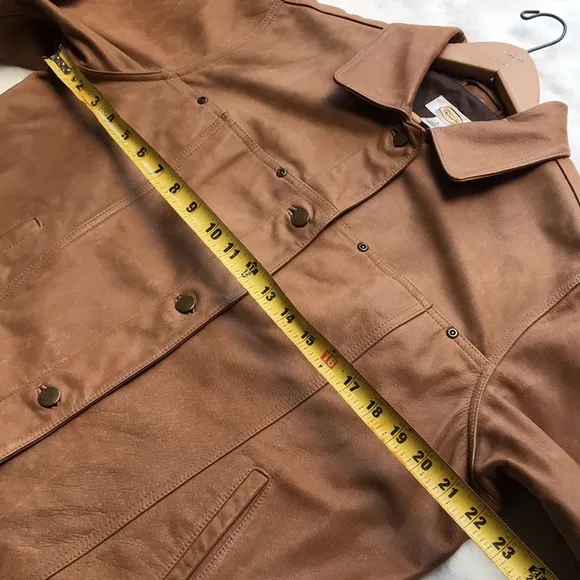 Talbots vintage leather jacket