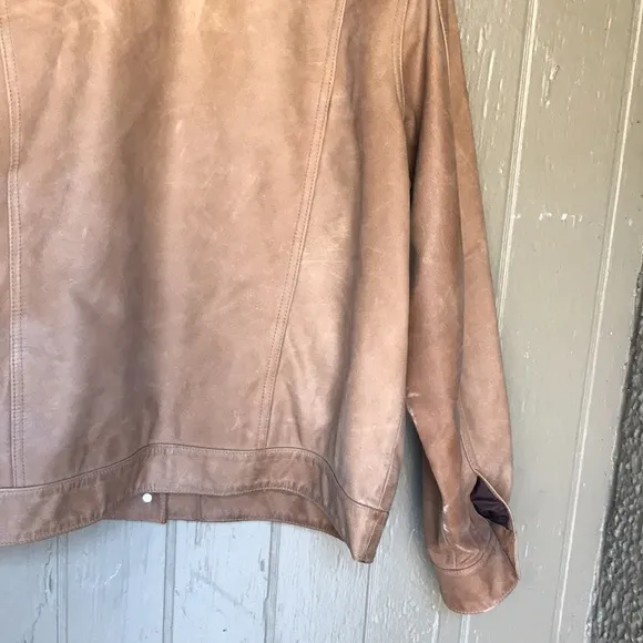 Talbots vintage leather jacket