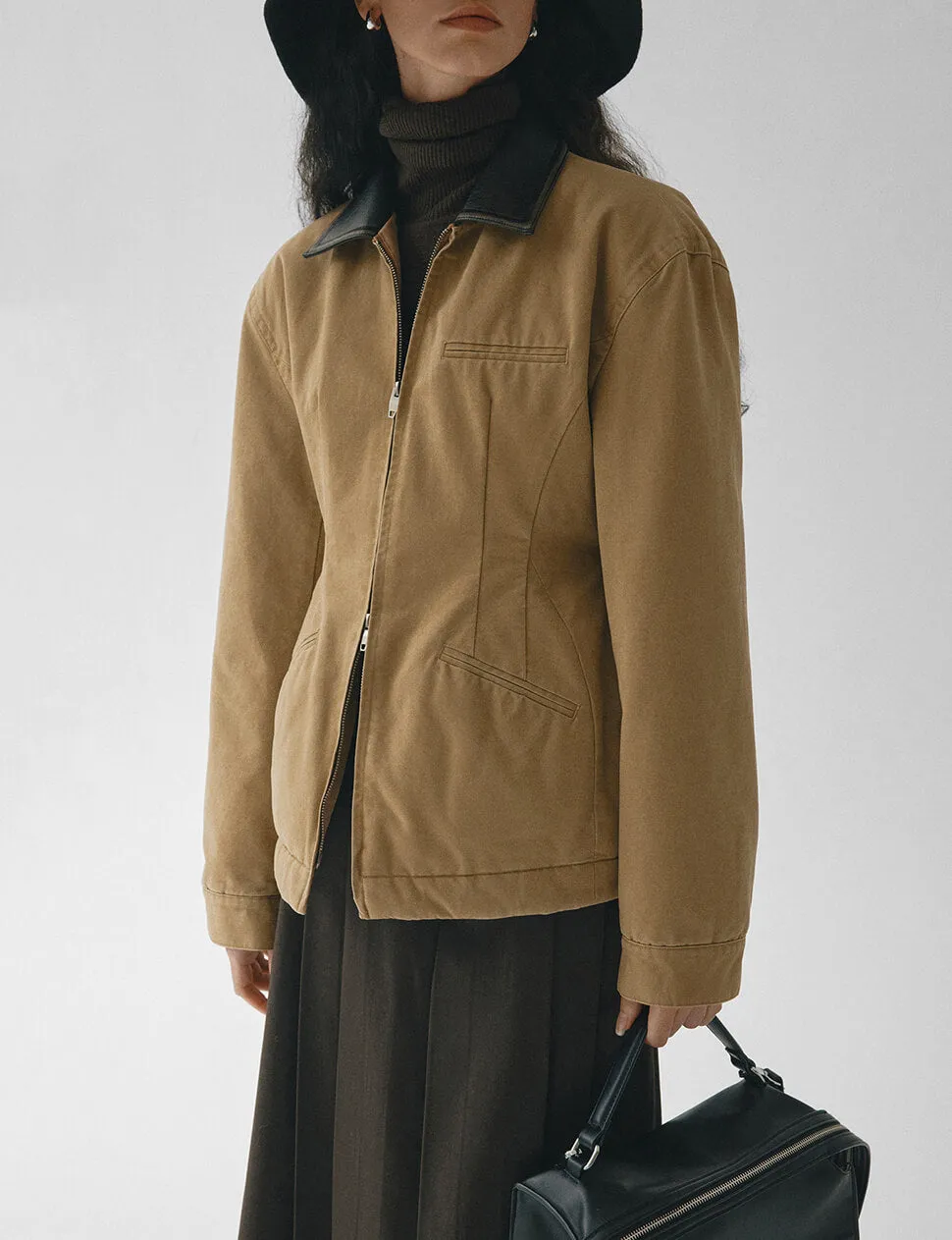 Tan Hourglass Country Jacket