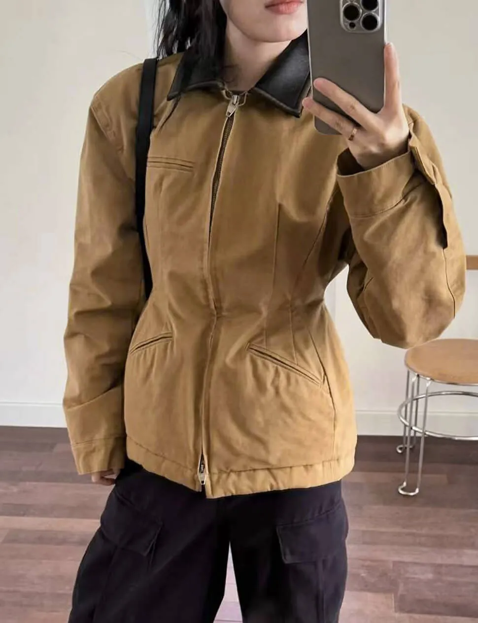 Tan Hourglass Country Jacket