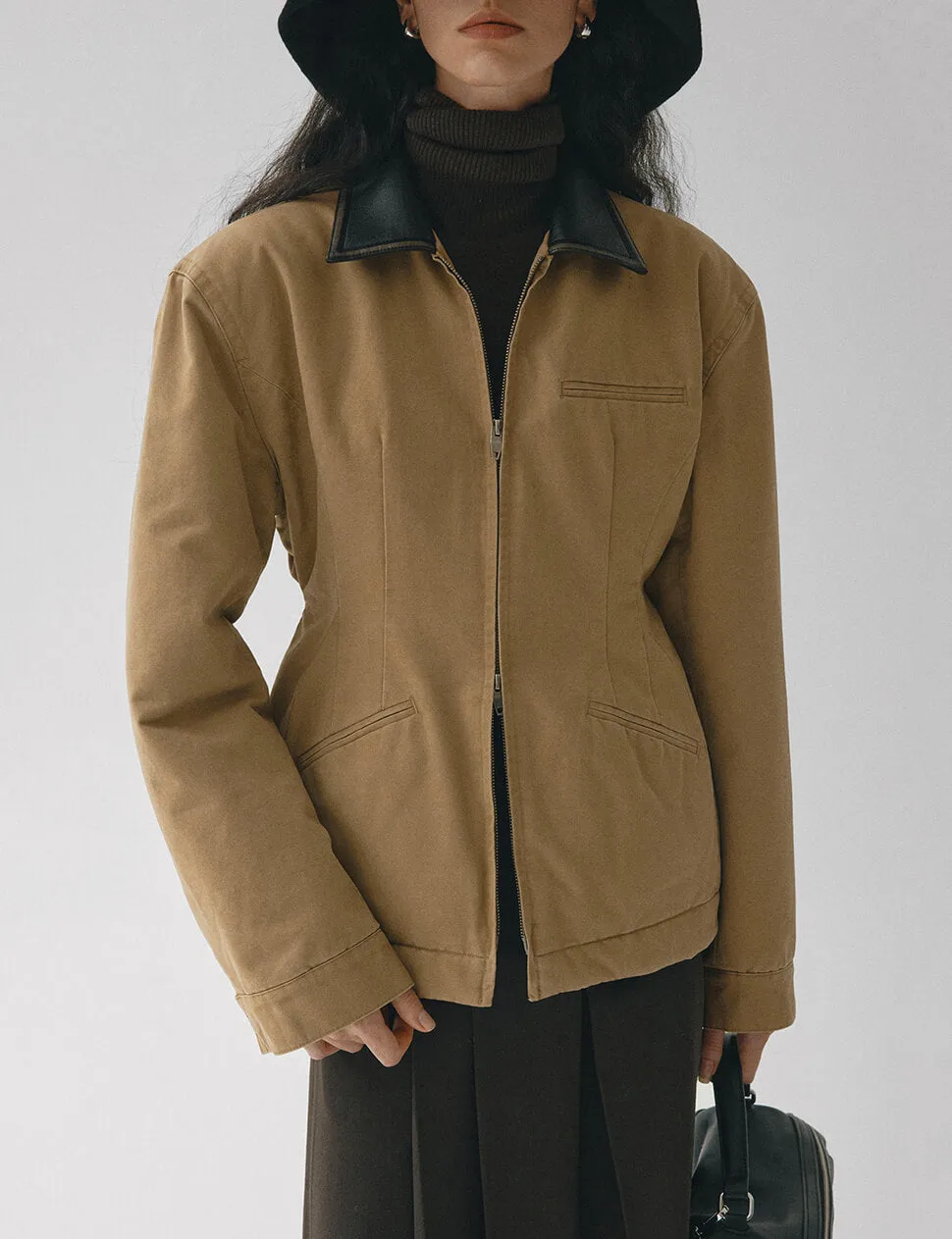 Tan Hourglass Country Jacket