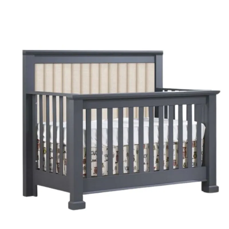 Taylor 5-in-1 Convertible Crib with Fabric Panel