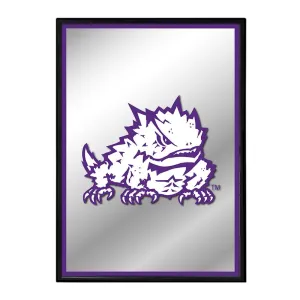 TCU Horned Frogs: Mascot - Framed Mirrored Wall Sign
