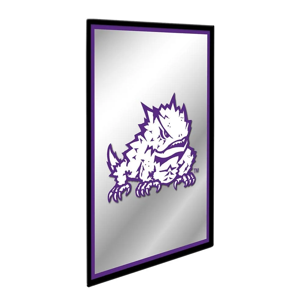 TCU Horned Frogs: Mascot - Framed Mirrored Wall Sign