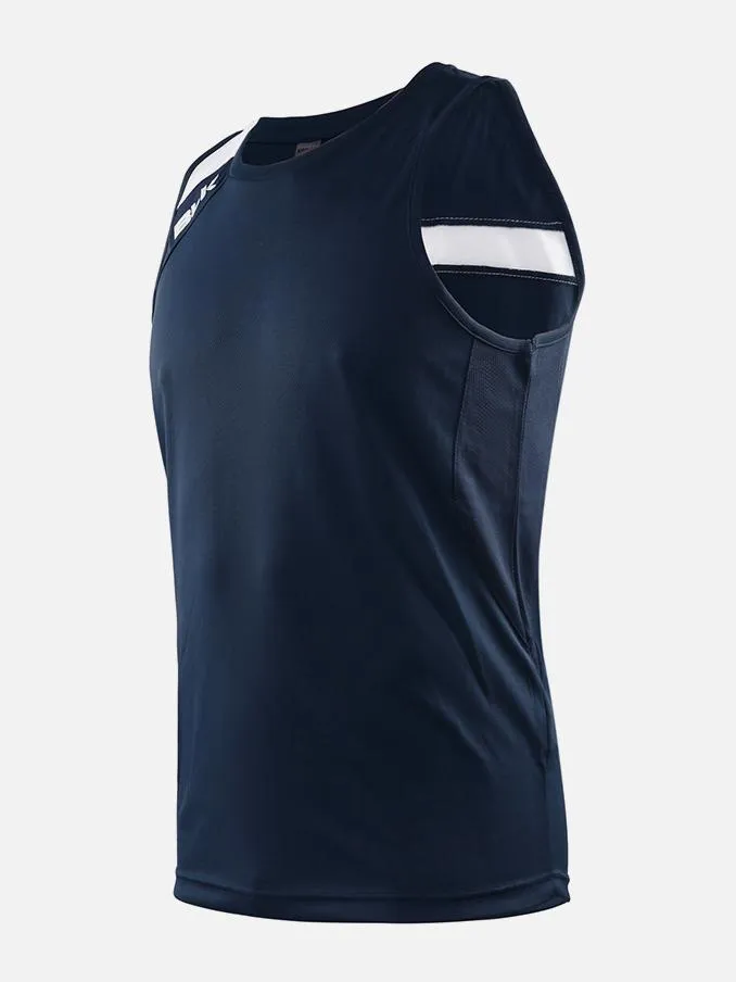 Tek 6 Singlet Navy