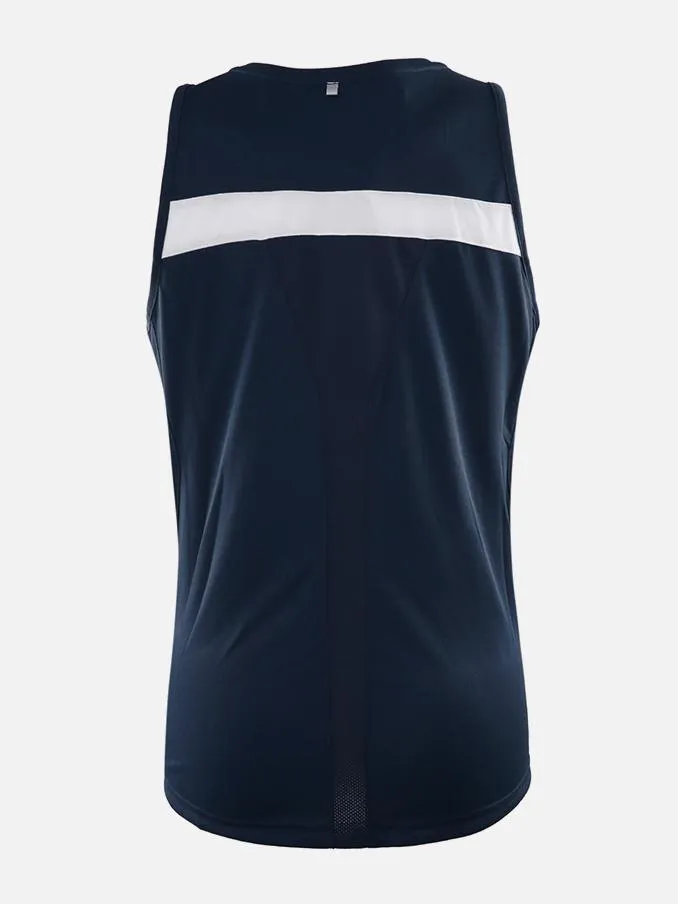 Tek 6 Singlet Navy