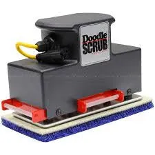 The Small but Mighty Doodle Scrub with 24" handle
