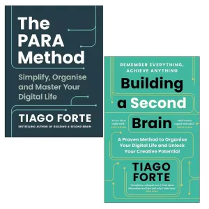 Tiago Forte collection 2 Books Set (The PARA Method, Building a Second Brain)