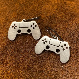 Titanium Game Controller 2 Earrings