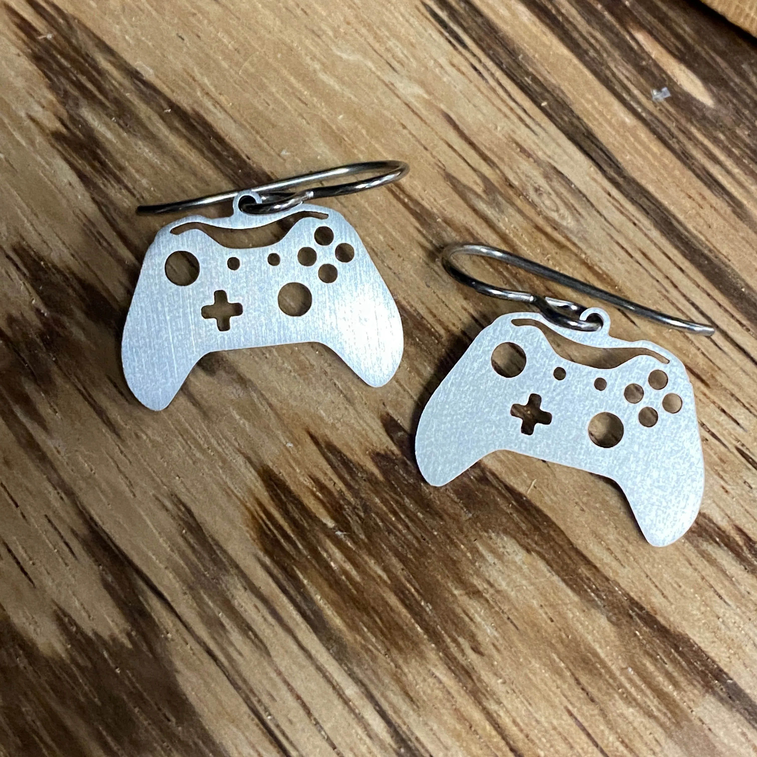 Titanium Game Controller Earrings