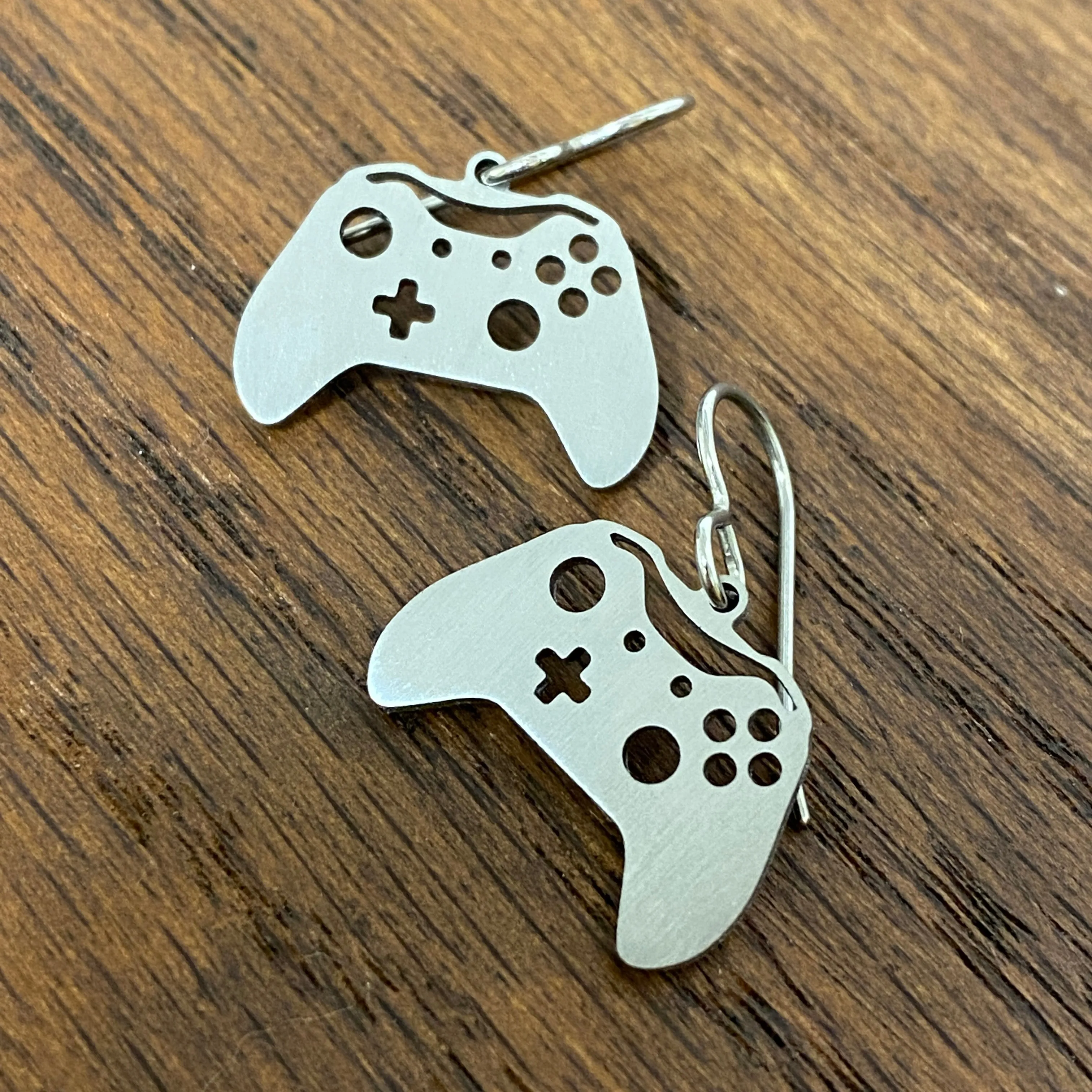 Titanium Game Controller Earrings