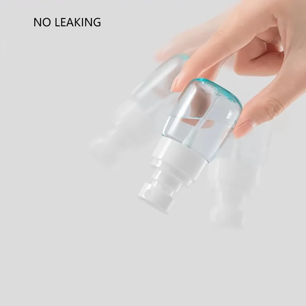 TOSERSPBE Spray Water Bottle Hair Mister Fine Mist Stylist Sprayers 360 Empty Small Misting Spritzer erfume Atomizer with Pump Clear Containers (4PCS/1oz)