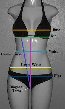 Triangle top rib band swimsuit monokini