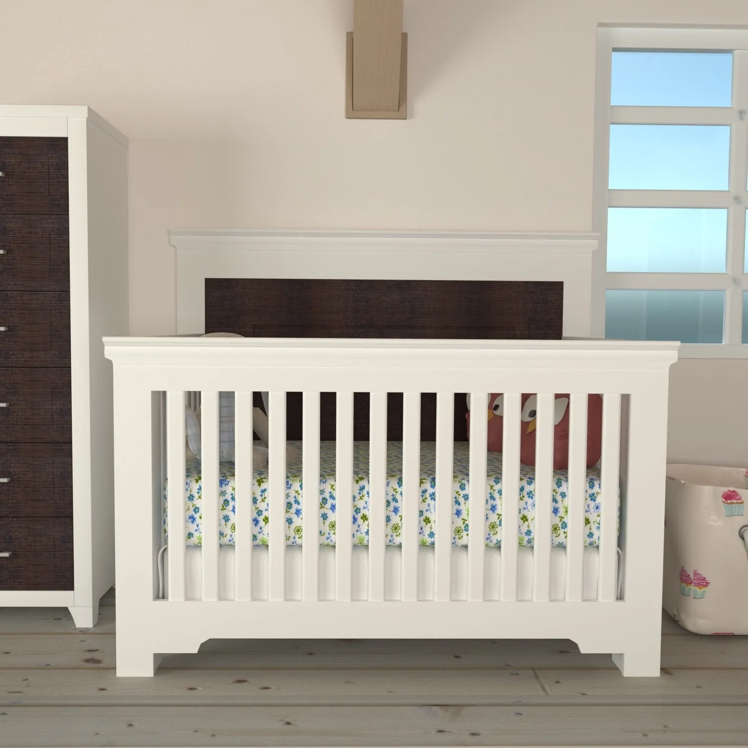 Trio collection emma - white barn wood
