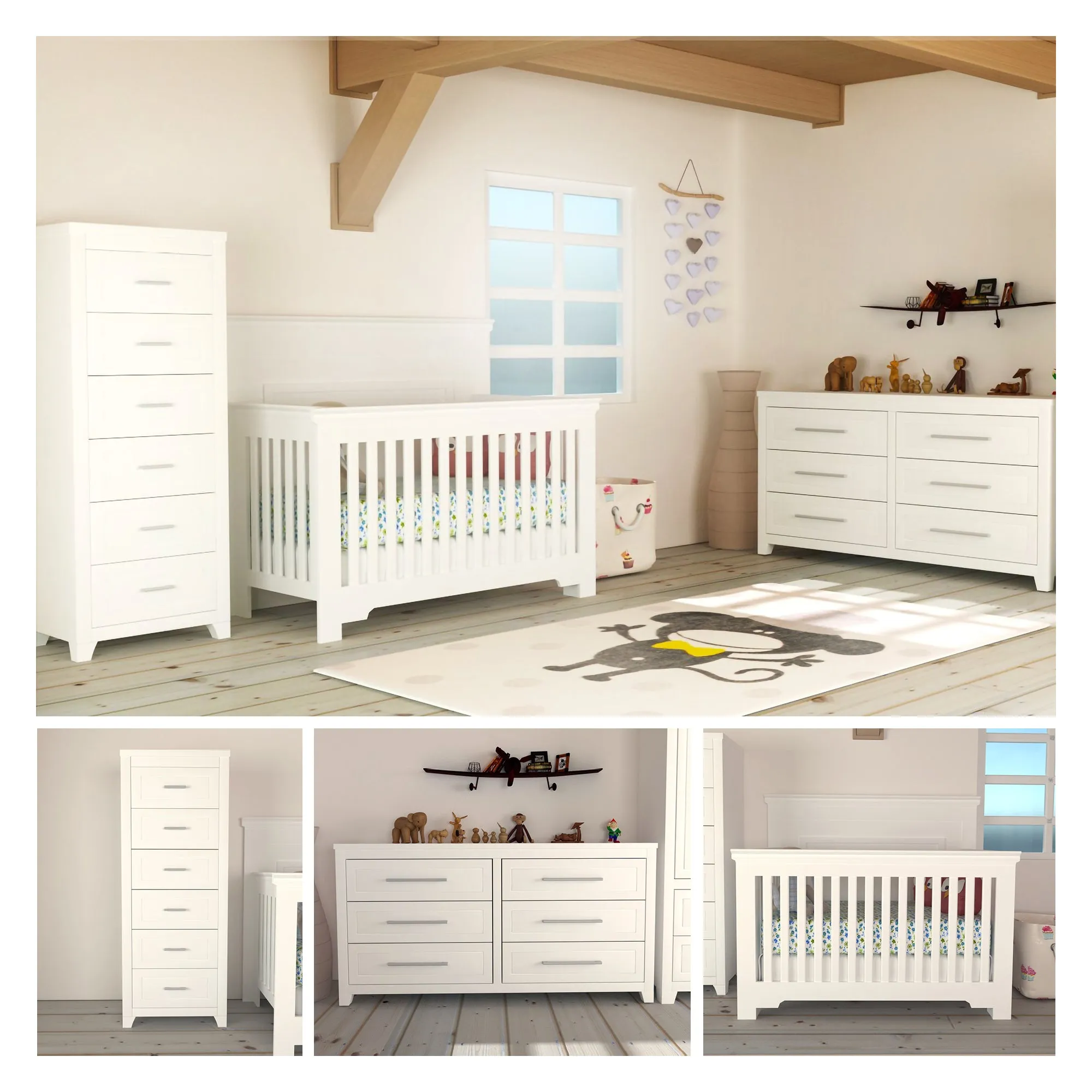 Trio collection emma - white