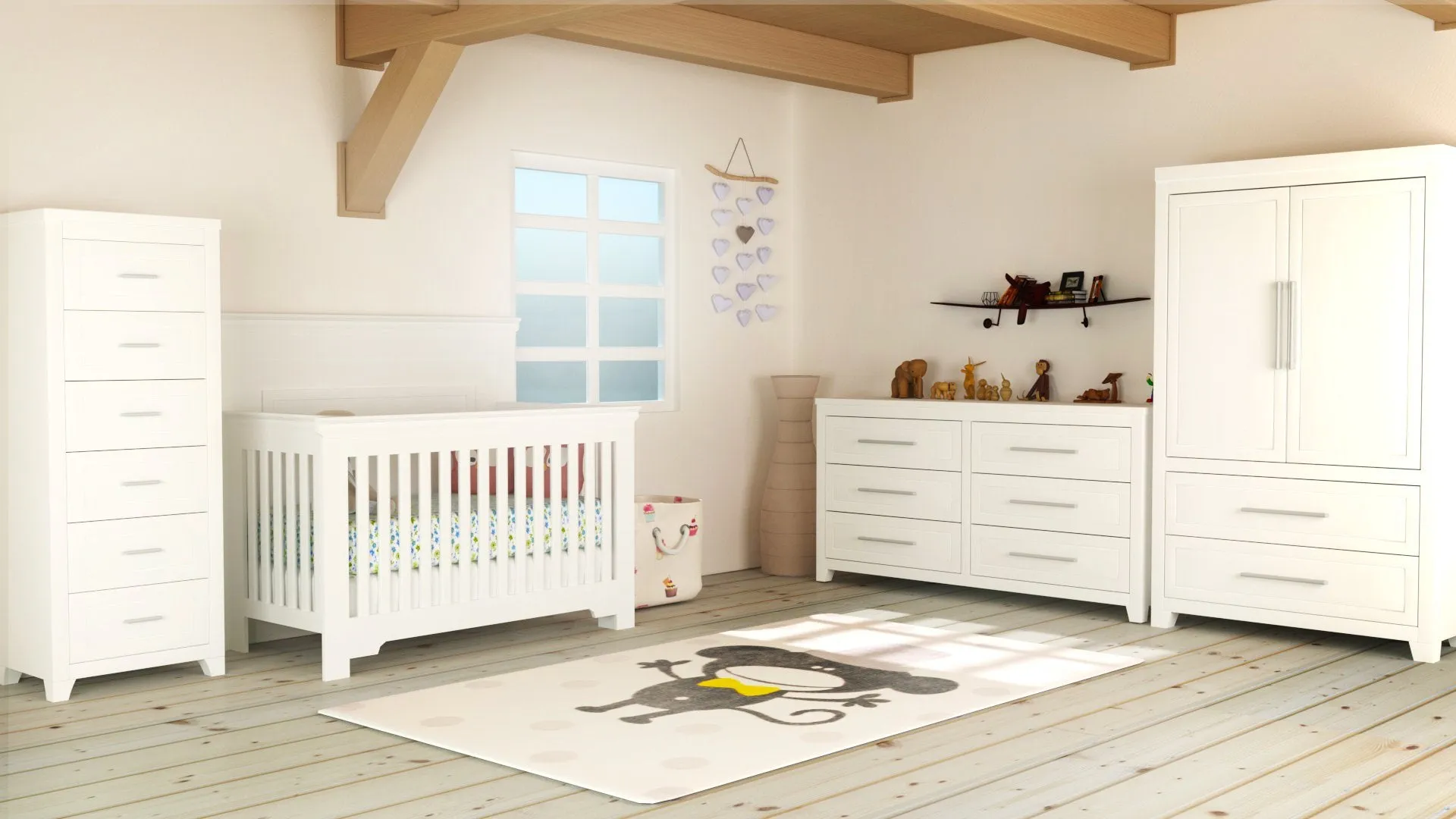 Trio collection emma - white