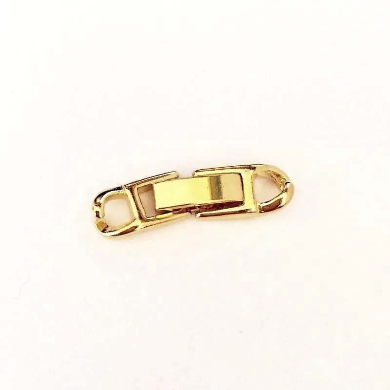 Triple Multi-Color Crystals in Gold Chain by the Inch (#926)