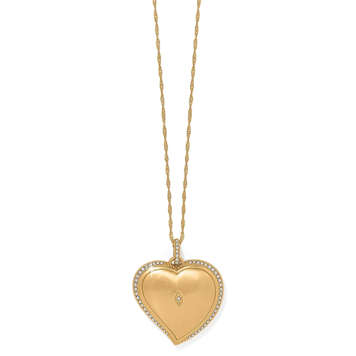 Trust Your Journey Convertible Reversible Large Heart Necklace - JM7648
