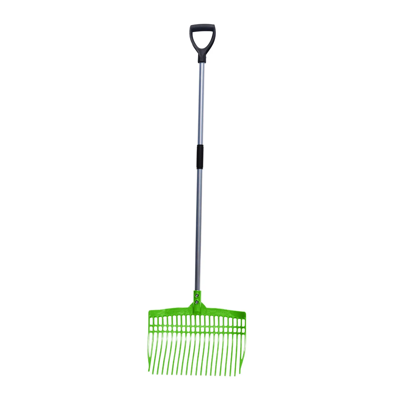 Tuff Stuff super rake w/ aluminum handle - lime green