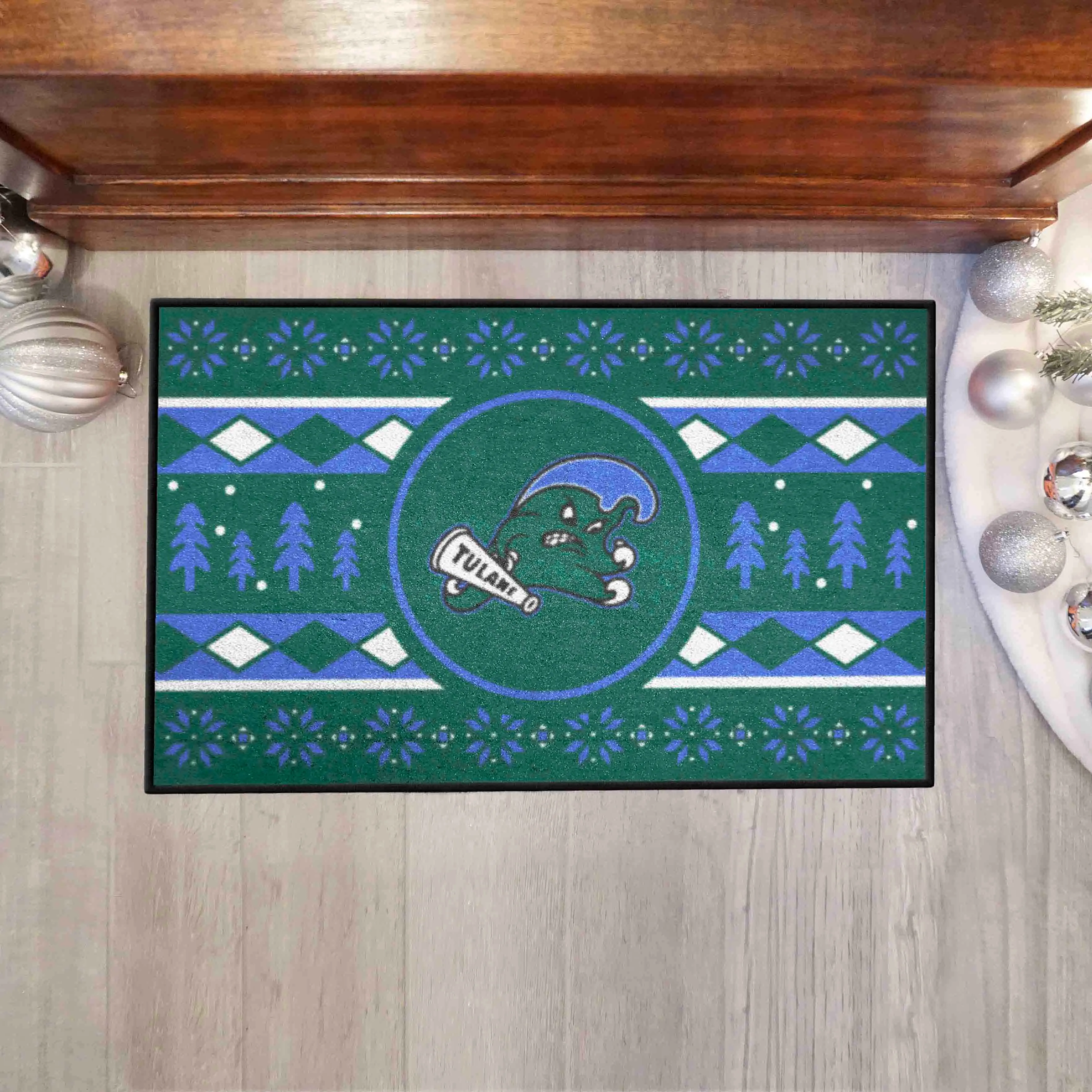 Tulane University Holiday Sweater Starter Mat