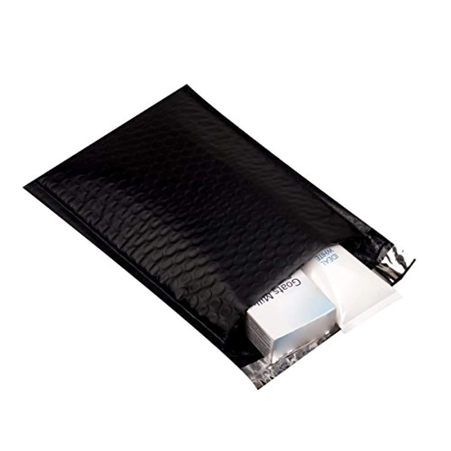 UCGOU #0 Black Poly Bubble Mailers 6x10 Inch Padded Envelopes Shipping Bags 50pcs