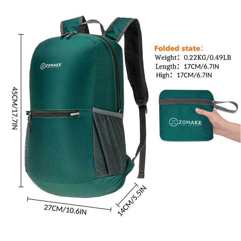 Ultra Lightweight Backpack Packable Small Sports Bag