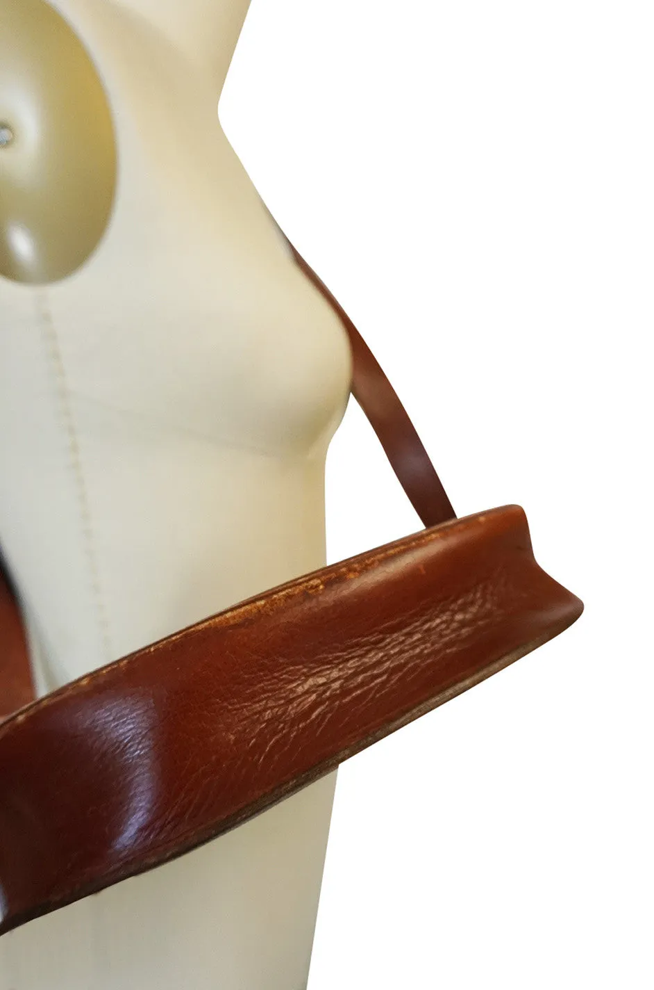 Unusual 1960s Hermes Canvas Bag with Interchangeable Strap