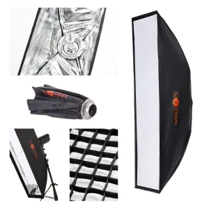 USED - E Series 30x120cm Umbrella Stripbox | Bowens Mount Softbox