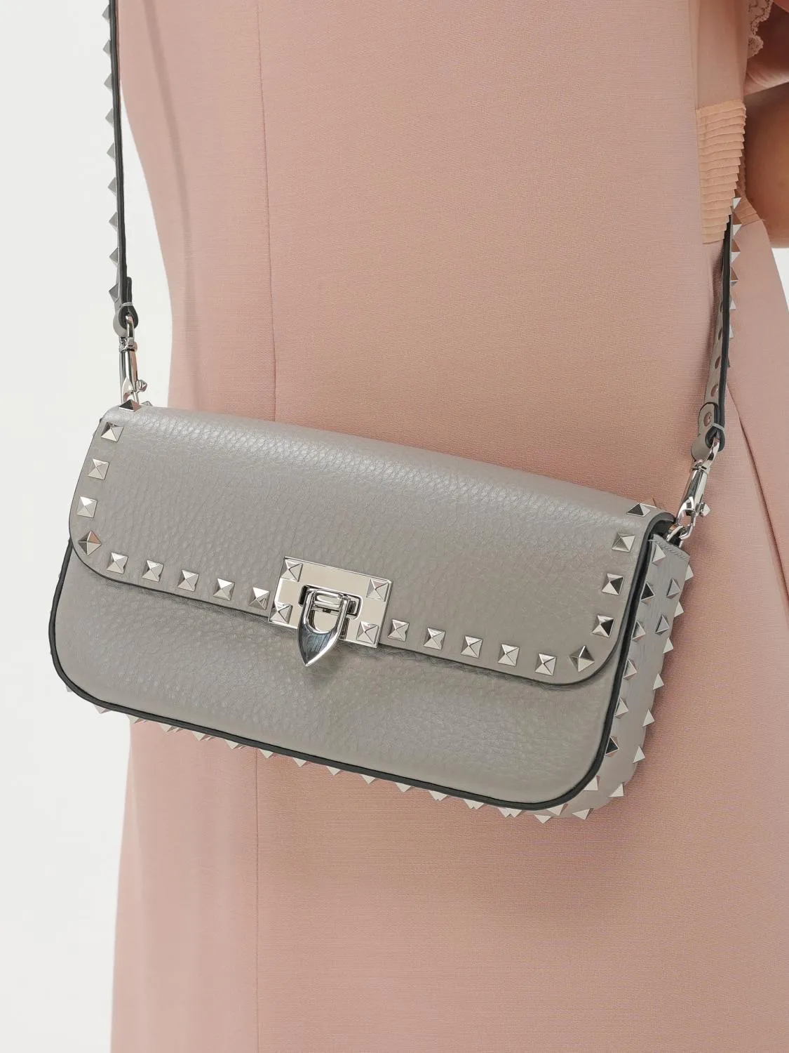 Valentino Garavani Crossbody Bags Woman Grey