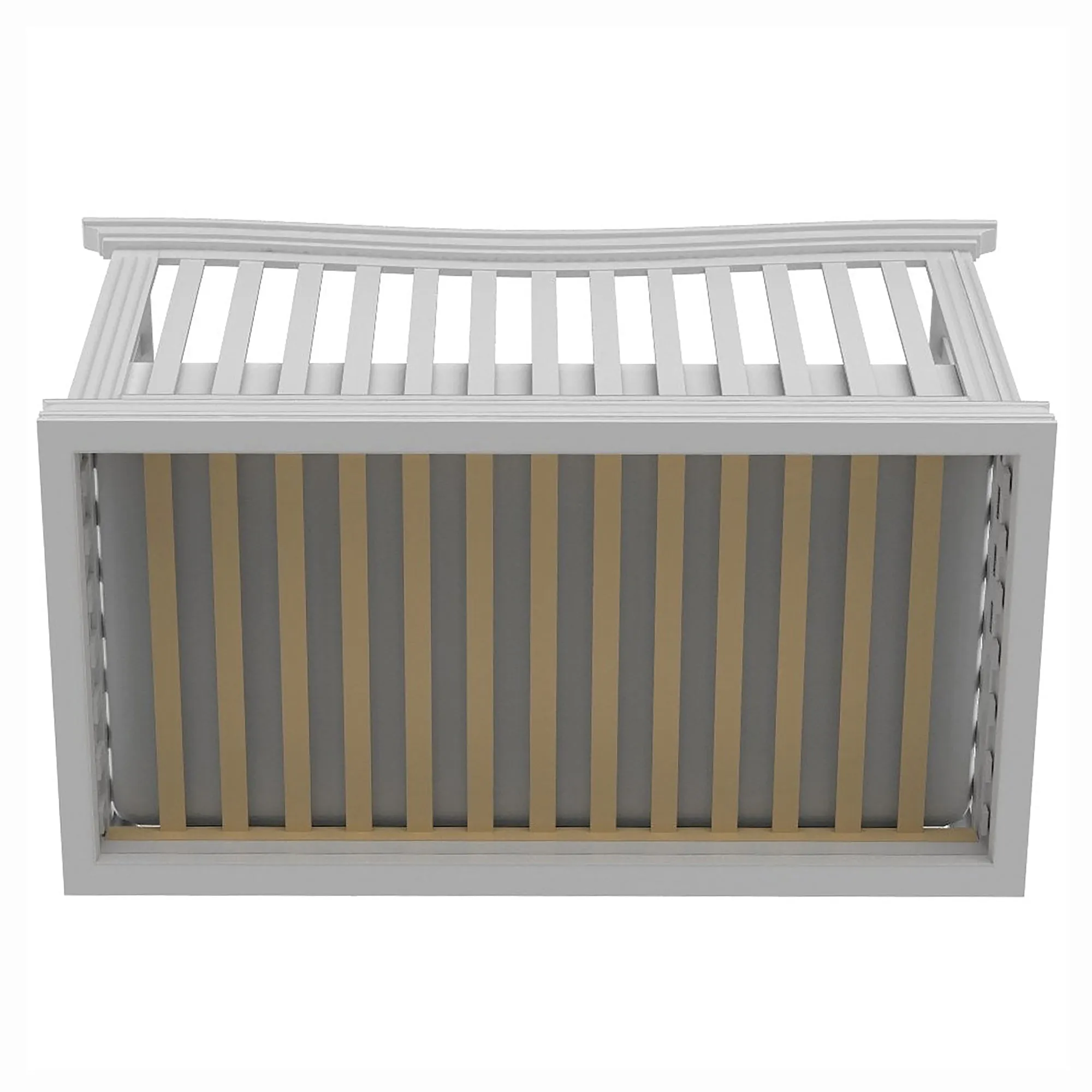 Verona 4 in 1 Baby Crib and Bed,  White