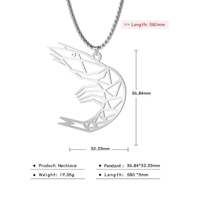 Viking Pendant Chain Necklace, Wolf/ Fox/ Bear/ Dog/ Turtle/ Tiger