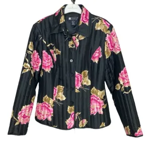 Vintage Carole Litlle quilted jacket size L