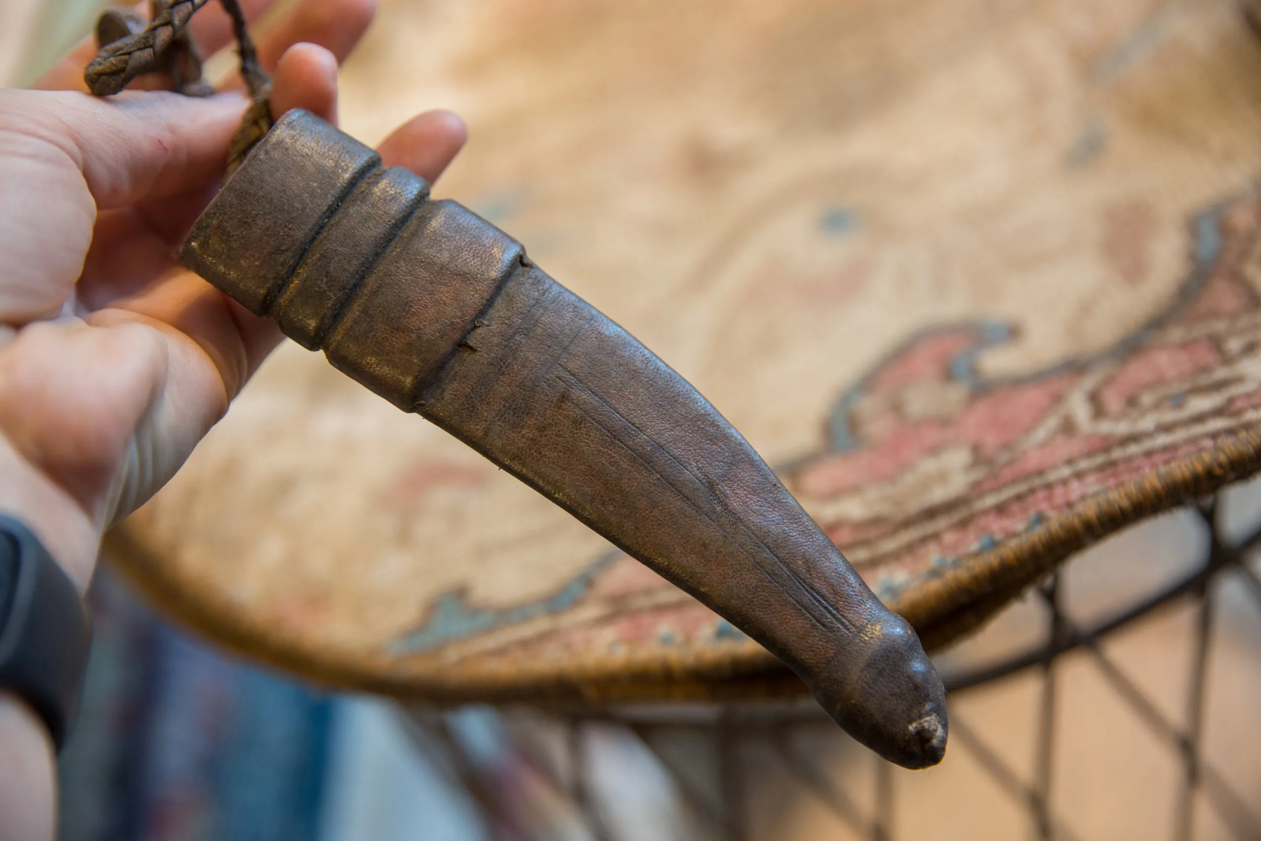 Vintage Leather African Handmade Sheath