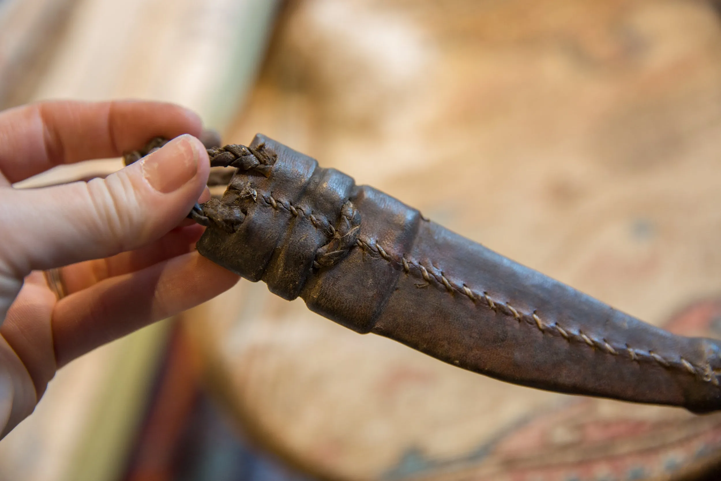 Vintage Leather African Handmade Sheath
