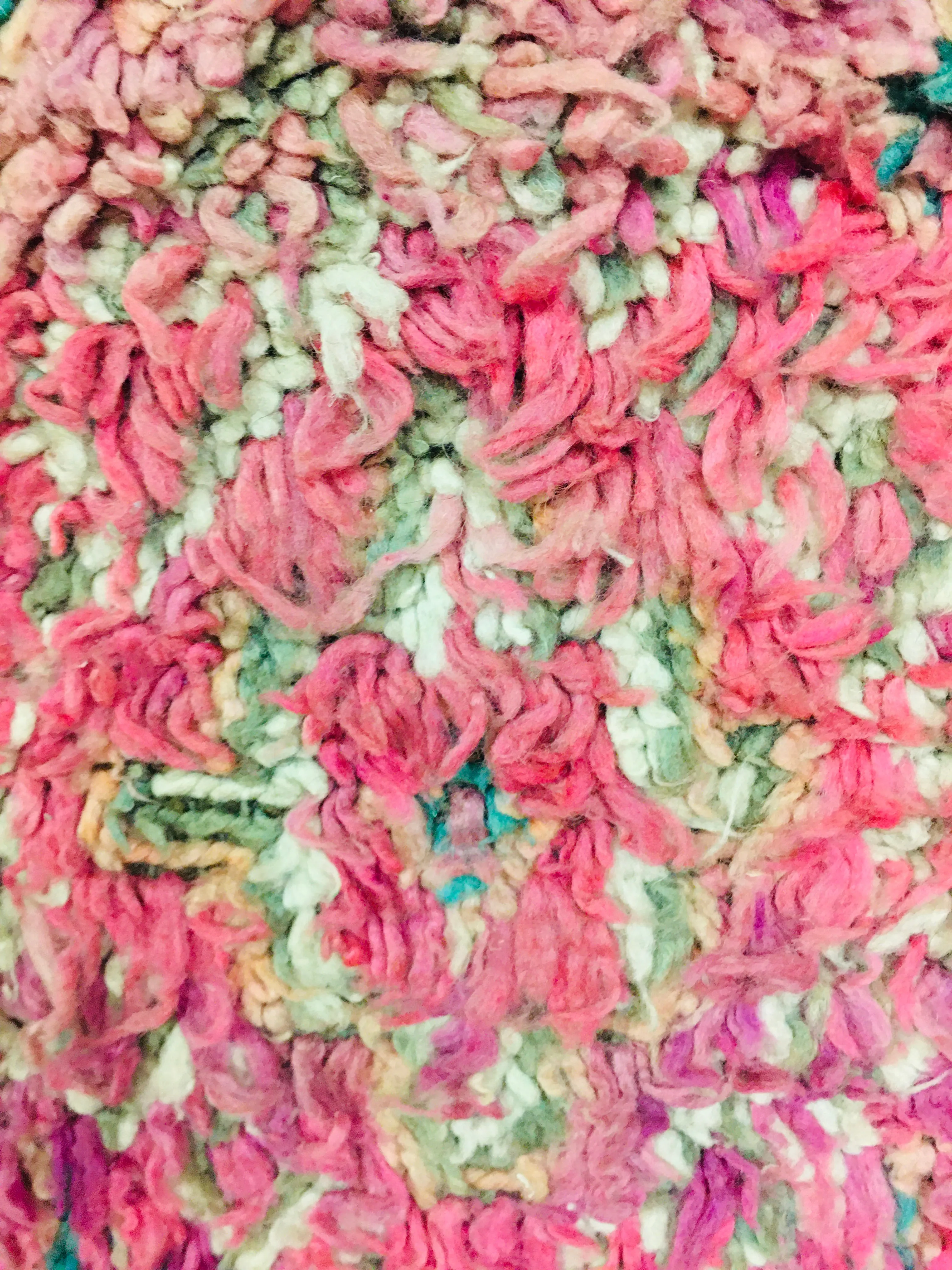 Vintage Magenta   Teal Beni Mguild  7’x11’