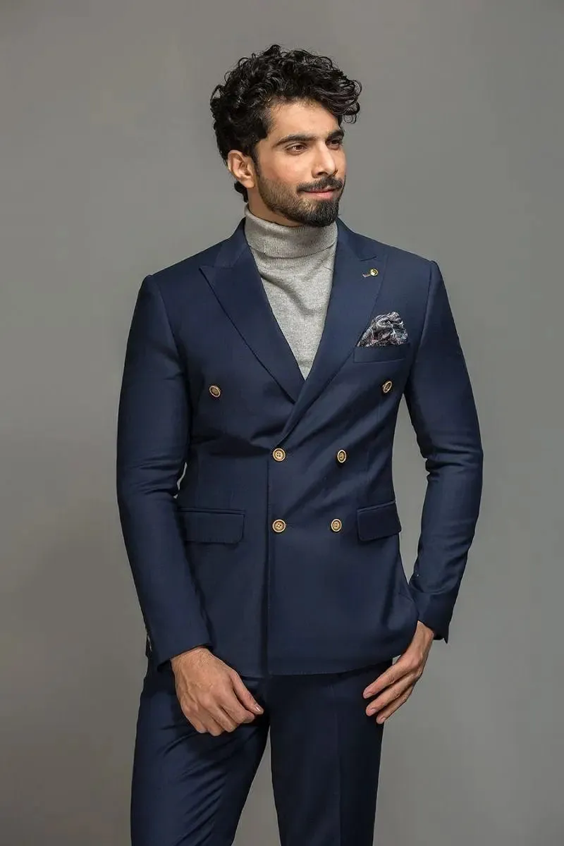 Vintage Navy Suit